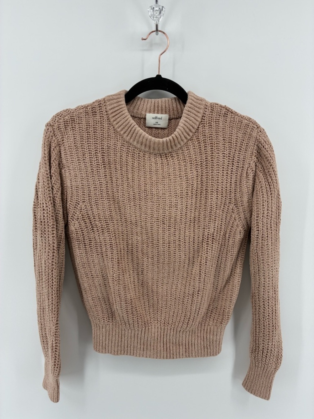 Wilfred Chunky Knit Sweater - Blush Taupe